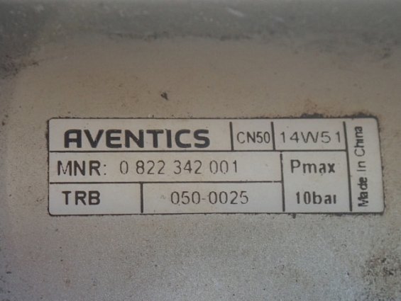 Пневмоцилиндр AVENTICS CN50 0822342001 050-0025 14W51 бывший в употреблении