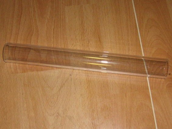 Трубка из прозрачного кварцевого стекла Фнар.36,5*3,5*290мм ОСТ 2142-90