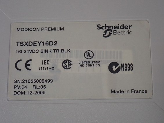 Модуль Schneider Electric TSXDEY16D2 БЫВШИЙ В УПОТРЕБЛЕНИИ
