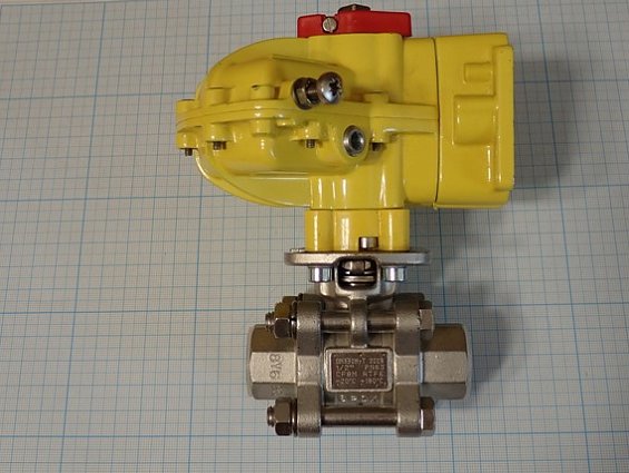 Кран KINETROL 03A-100 Mode 03 DIN/ISO Double Acting Actuator F03 9mm DM330M-T+GU9 9NU