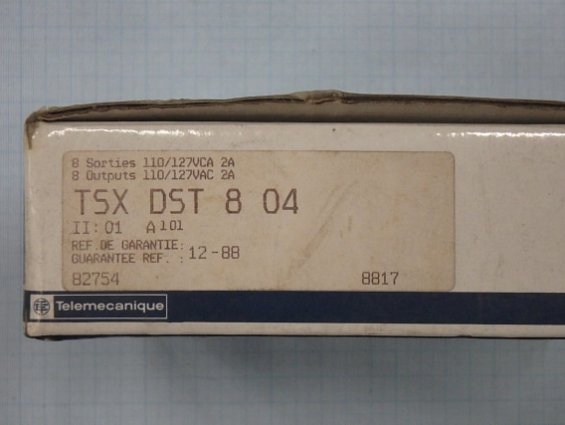 Модуль выхода вывода TSX DST 8 04 8 Sorties 110/127 VCA 2A 8 Outputs 110/127VAC 2A TELEMECANIQUE