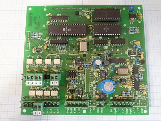 Плата контроллера СВЕДА СВ.310.02.5 ПВ-310 весового процессора бывшая в употреблении