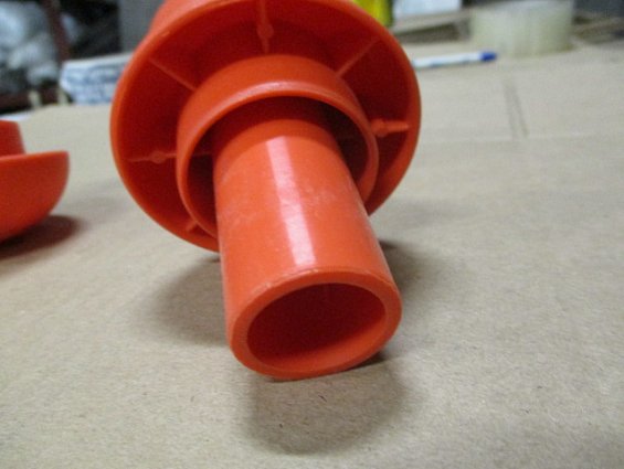 Защита пластиковая Грибок для арматуры диаметром 8-16мм защитный наконечник оранжевого цвета