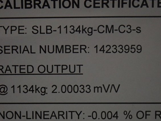 Тензодатчик FLINTEC SLB-1134kg-CM-C3-s SLB-2.5klb-CM-C3 1134kg 2500lb 2500фунтов нагрузка 1134кг вес