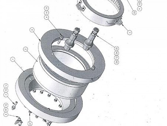 Затяжной регулировочный винт Evolution 50003580 roller setting screw vis de poussee стойки колонны