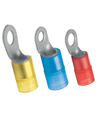 Кольцевые наконечники из листовой меди изолированные, 10-150 мм2