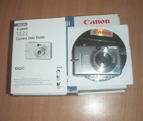 Фотоаппарат цифровой Canon Digital IXUS II 3,2 MEGA PIXELS серебристый