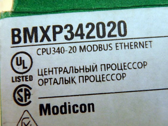 Центральный процессор schneider bmxp342020 she cpu340-20 modbus ethernet modicon Schneider Electric