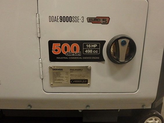 Генератор дизельный DAEWOO DDAE 9000SSE-3 макс. мощность  7.0кВт ном. мощность 6.4кВт