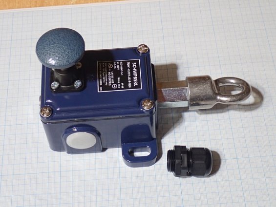 Тросовый выключатель SCHWPBSRL TQ441-01/01Y-UE-R-M20 IP65 Ui 400V