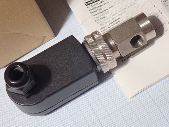 Датчик пламени газа krom schroder UVS 10D1G1 84315202 Elster UV-Sonde UV-Detector Cellule-UV Made in