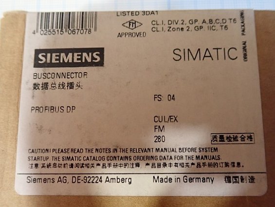 Соединитель siemens 6ES7972-0ba12-0XA0 6ES79720ba120XA0 Simatic dp для подключения к PROFI