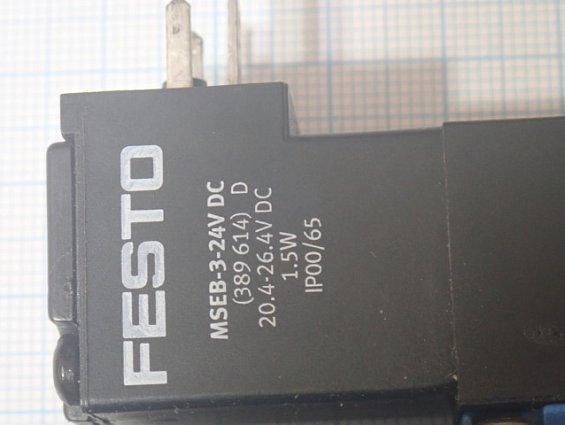 Пневмораспределитель FESTO MN2H-5/2-D-01-FR-S 161070 MSEB-3-24VDC 1.5W бывший в употреблении