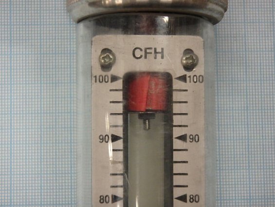 Расходомер газа Waukee flo-meter m-3 203638 DISSOCIATED AMMONIA t=70°F PR=10PSIG S.G.=0.295