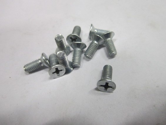 Винт М4х10 оц zn DIN965 ГОСТ 17475-80 ISO 7046 из оцинкованной стали