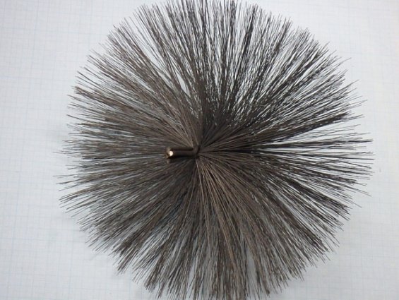 Щетка-ерш стальной Д250х100х165х4.0х0.3мм D250х100х165х4.0х0.3mm диаметр-Ф250мм