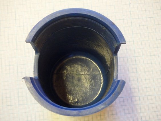 Колпак баллонный на баллон кислородный 40 литров ГОСТ 949-73 синий пластик с резьбой 2G 3/4