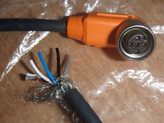 Кабель Aventics R419800109 m12 5-конт connecting cable m12-ed02-L2.5m длина кабеля 2.5m