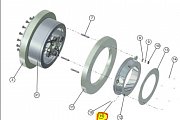 Пружинная шайба EVOLUTION 50000548 W10 крепления уплотнения фланца гранулятора EVOLUTION-8250 EVOLUT