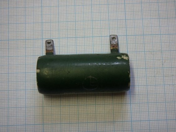 Резистор постоянный проволочный ПЭВ-25 Мощность 25Вт. R=750Ом. +-5% ГОСТ 6513-66 1968г.в.