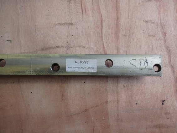 Штанга-пластина BABBINI PB32FS POS.2 UPPER RIGHT LATERAL ВЕРХНЯЯ ПРАВАЯ БОКОВАЯ из нержавеющей стали