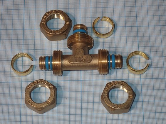 Тройник HYDROSTA MPL T16 16Х16Х16