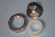 Муфта PRO AQUA PA21014 Ф25х3/4 PP-R полипропиленовая комбинированная разъемная с наружной резьбой ве