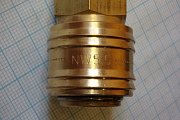 Пневморозетка RINO NW5.5 MAFA 16021124 соединительная БРС Brass Air-Quick Coupler FemaleThread 1/4"