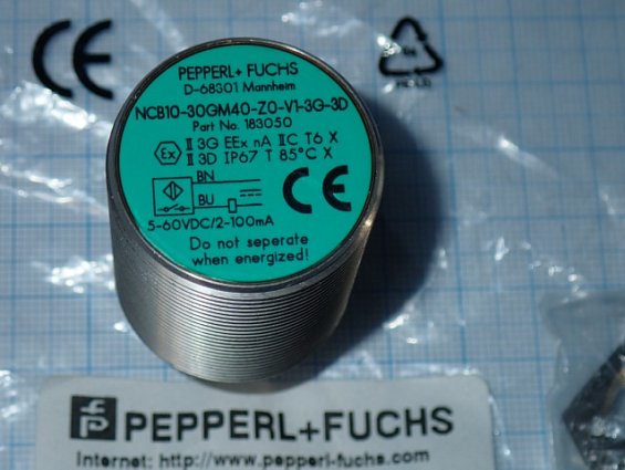 Датчик индуктивный PEPPERL+FUCHS NCB10-30GM40-Z0-V1-3G-3D 183050