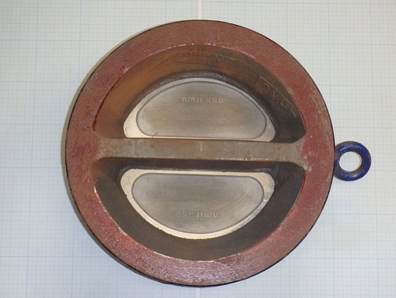 Клапан обратный DN200 PN10 AMRI KSB C2G0403G6 K 1B межфланцевый двухстворчатый