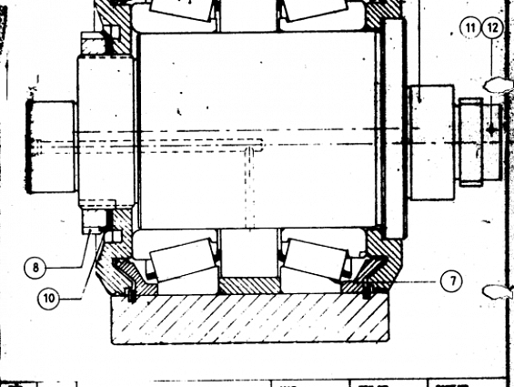 Кольцо стопорное CPM 7930-8 3247800 Ring Retaining Bores Ф254 Std Smalley WHT1000 позиция №6