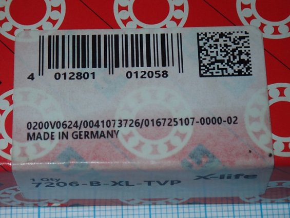 Подшипник FAG 7206-B-XL-TVP X-life MADE IN GERMANY