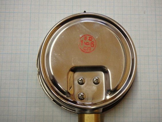 Манометр виброустойчивый РОСМА ТМ-520Р.00 0-1.6MPa IP65 резьба G1/2