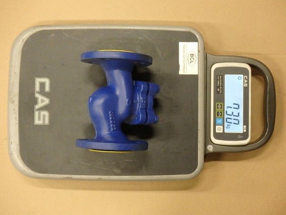 Клапан обратный чугунный фланцевый V287-040 DN40 PN16 EN-JL1040 серый чугун Tмакс.=300гр.С