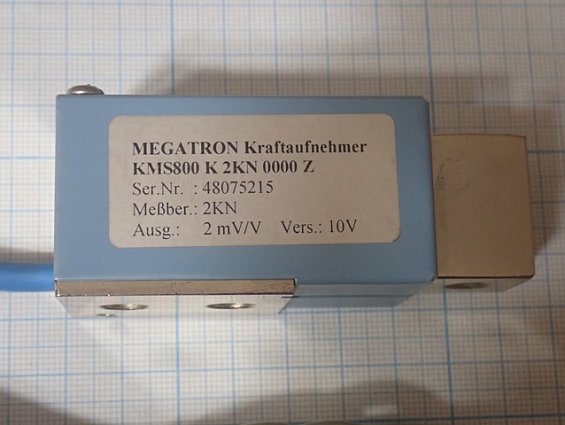 Тензодатчик MEGATRON Kraftaufnehmer KMS800 K-2KN-0000-Z 2mV/V 10V