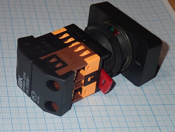 Кнопка iEK PPBB-30N Ue230В~