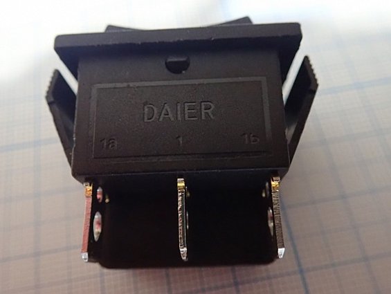 Переключатель DAIER KCD2-203 ON-OFF-ON 16A 250VAC