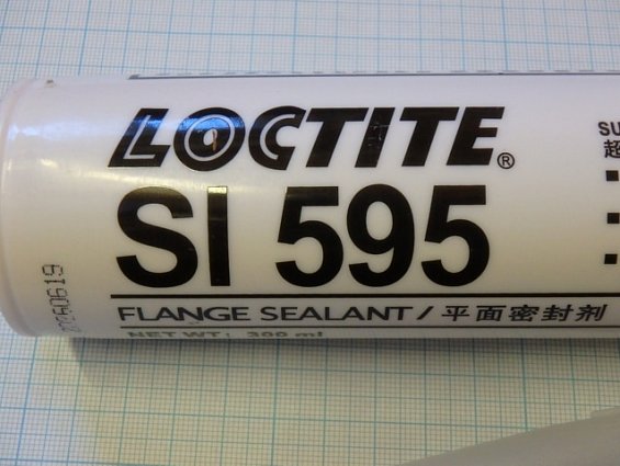 Силиконовый клей-герметик прозрачный Loctite-595 Loctite-SI595 300ml уксусный
