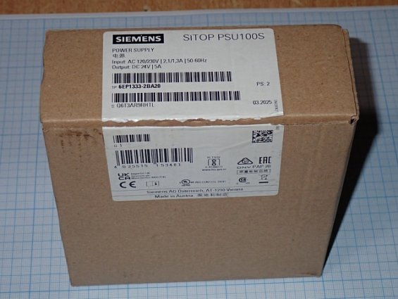 Блок питания SIEMENS 6EP1333-2BA20 DC24V/5A Made in Austria