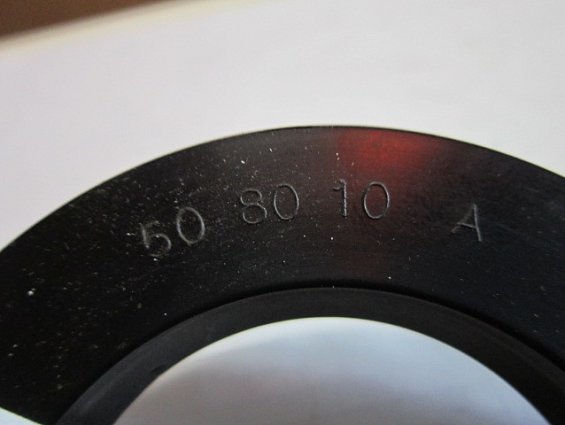 Манжета 1-50х80-10 А армированная резиновая сальник