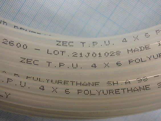 Трубка пневматическая полиуретановая zec tpu-6/4 4х6 SUA50-3280-3100