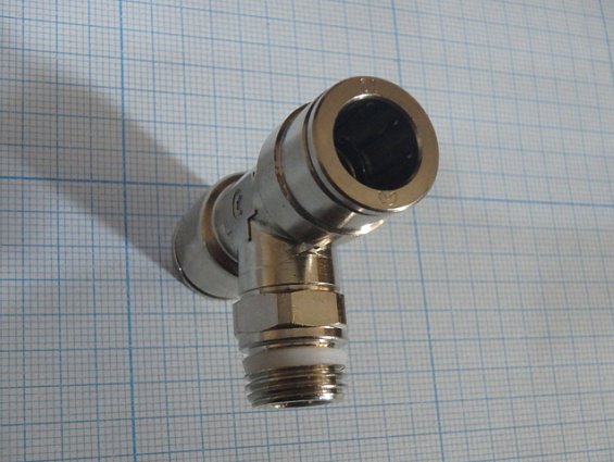 Фитинг цанга тройник поворотный S6430-10-1/4 camozzi камоцци made in italy