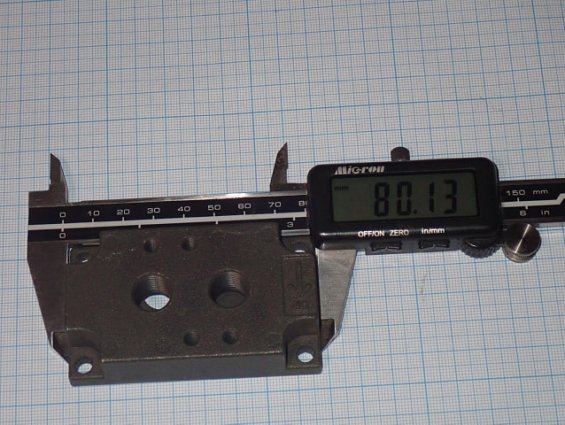 Монтажная плита для пневмораспределителей NAMUR 4015AB14 80х45mm