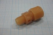 Соединение ПСВ8 х К1/8 проходное ввертное с конической резьбой пластмассовое
