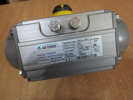 Пневмопривод двустороннего действия AIR TORQUE pt200b-d-a F05+F07-N-ch14х10.2 8bar -40C...+80C