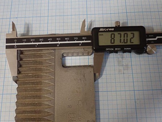 Нож барабанной свеклорезки Maguin DRUM BEET SLICER 2000-600-60 Putsch 1-TV200-25-7B-V 200х89 Konigsf
