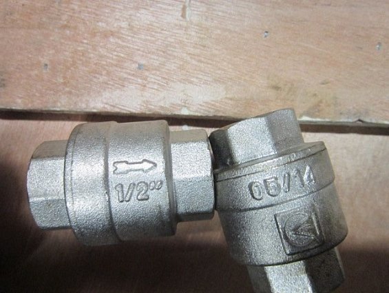 Клапан обратный пружинный VALTEC VT.161.N.04 1/2" Ду15 DN15 Ру40 +100гр.С