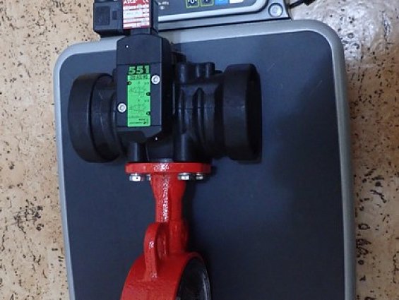 Затвор DN100 ЗПТЛ-FLNW-5-100-MN-НТ+пневмопривод Prisma-PP10+пневмораспределитель