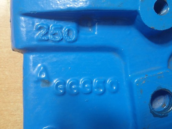 Шиберная задвижка CMO DN250 GGG50 A-0003A2 без привода