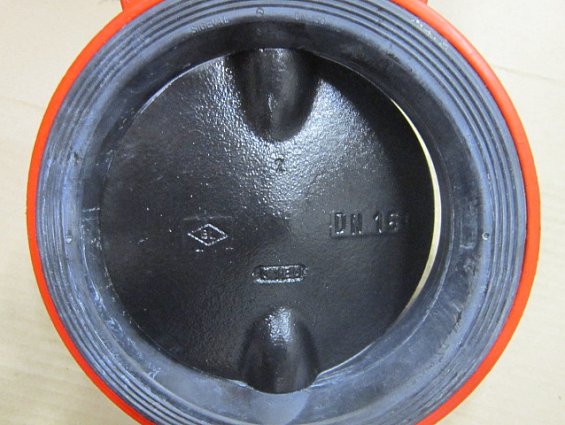 Затвор ЗПТС-FLW-3-150-MN-НТ+ пневмопривод Prisma PA20 Ду150 Ру16 диск чугун GGG-40